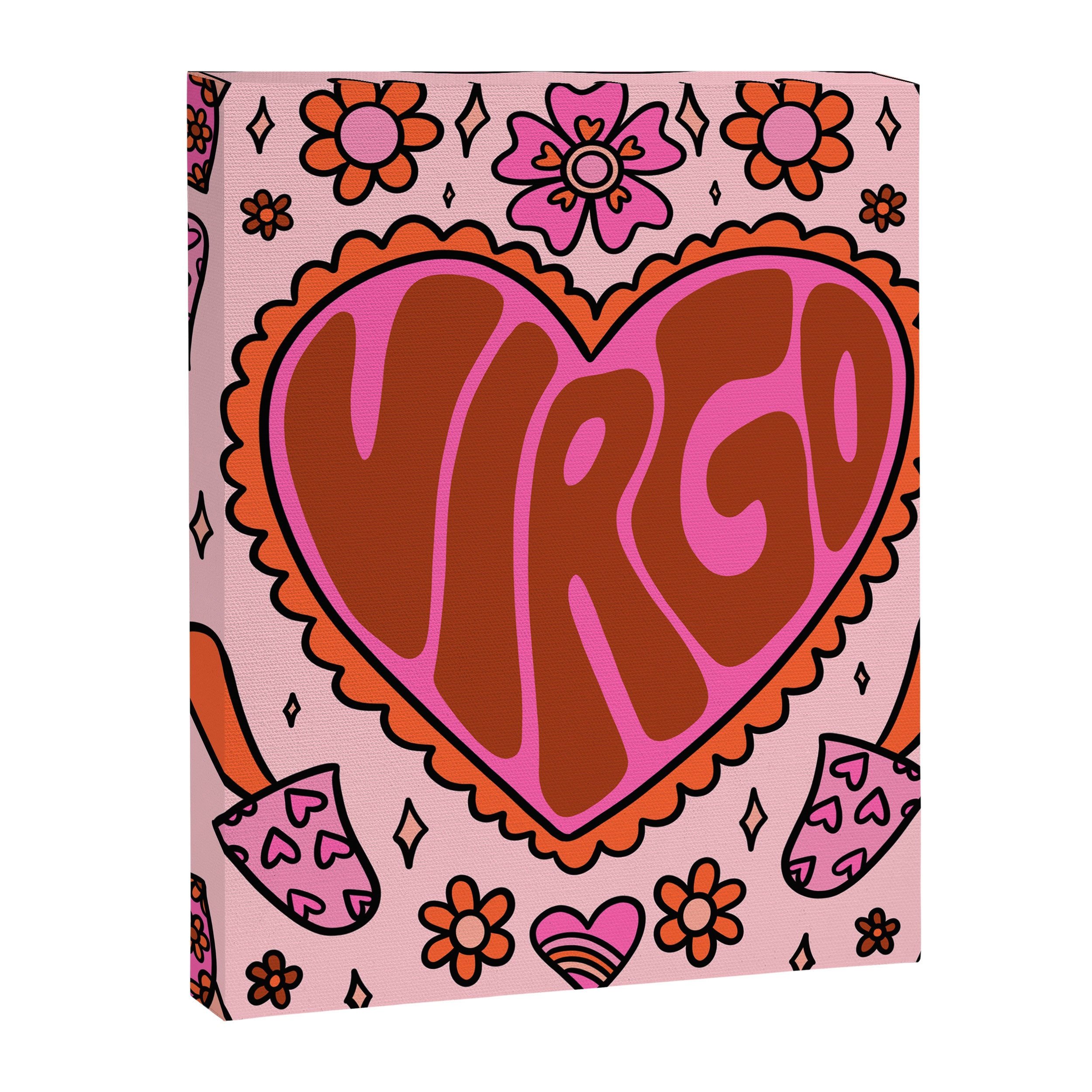 Virgo Heart Canvas Print Gallery Image 8
