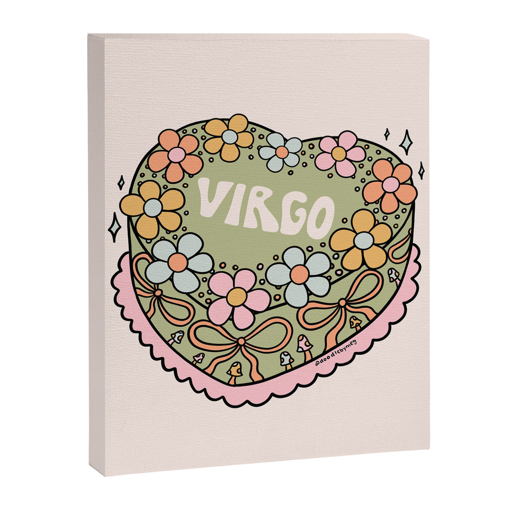 Virgo Heart Cake Canvas Print Gallery Image 8