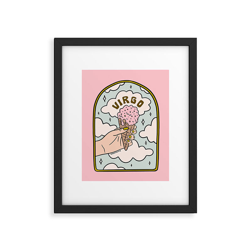 Virgo Ice Cream Framed Art Print Gallery Image 6