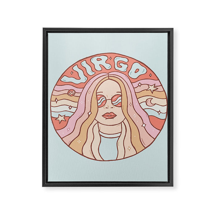 Virgo Framed Canvas Print Gallery Image 1