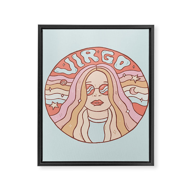 Virgo Framed Canvas Print Gallery Image 6
