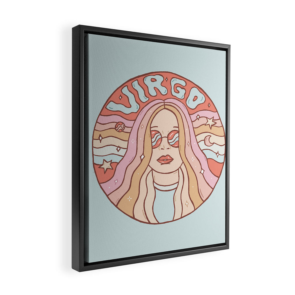 Virgo Framed Canvas Print Gallery Image 2