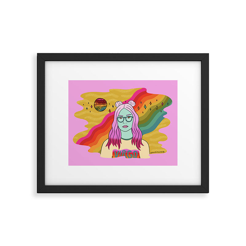 Virgo Framed Art Print Gallery Image 5