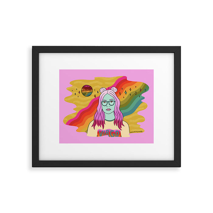 Virgo Framed Art Print Gallery Image 1