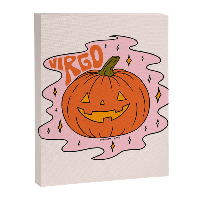 Virgo Jack O Lantern Canvas Print Gallery Image 1