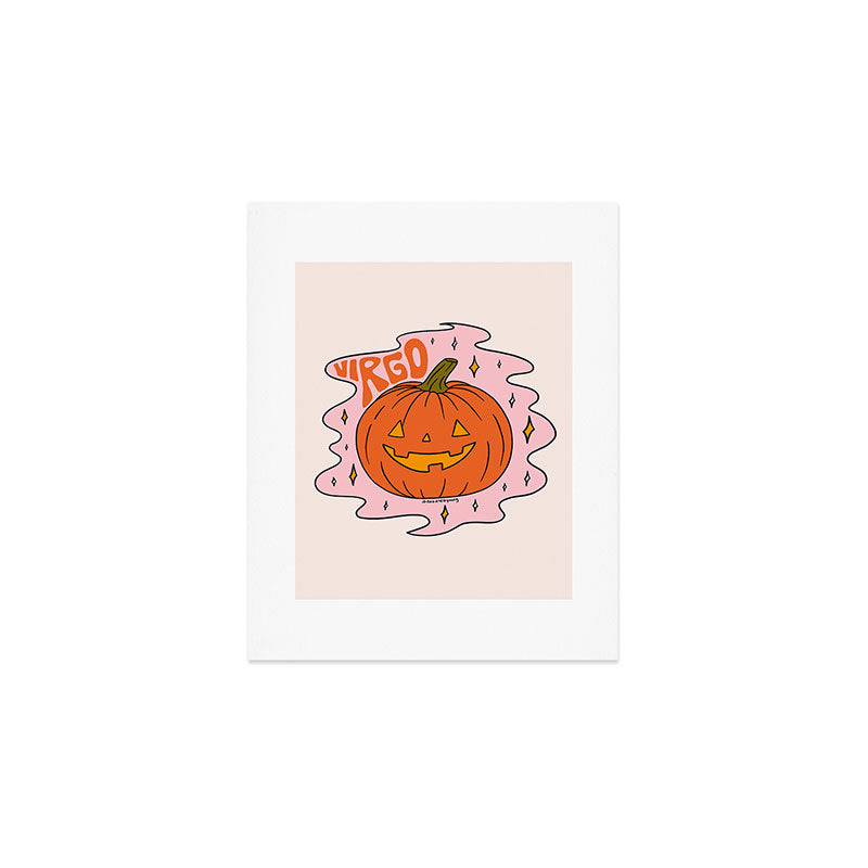 Virgo Jack O Lantern Art Print Gallery Image 1