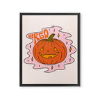 Virgo Jack O Lantern Framed Canvas Print Gallery Image 8
