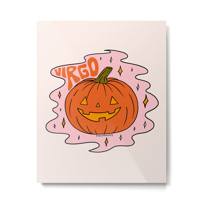 Virgo Jack O Lantern Metal Print Gallery Image 1