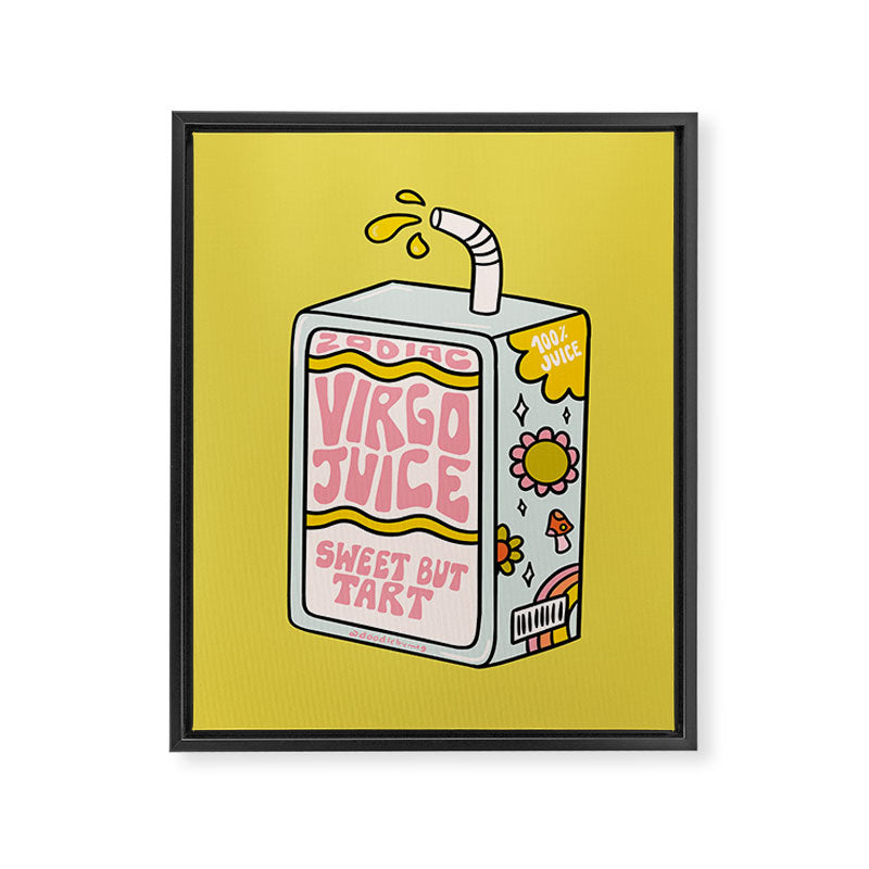 Virgo Juice Box Framed Canvas Print Gallery Image 8