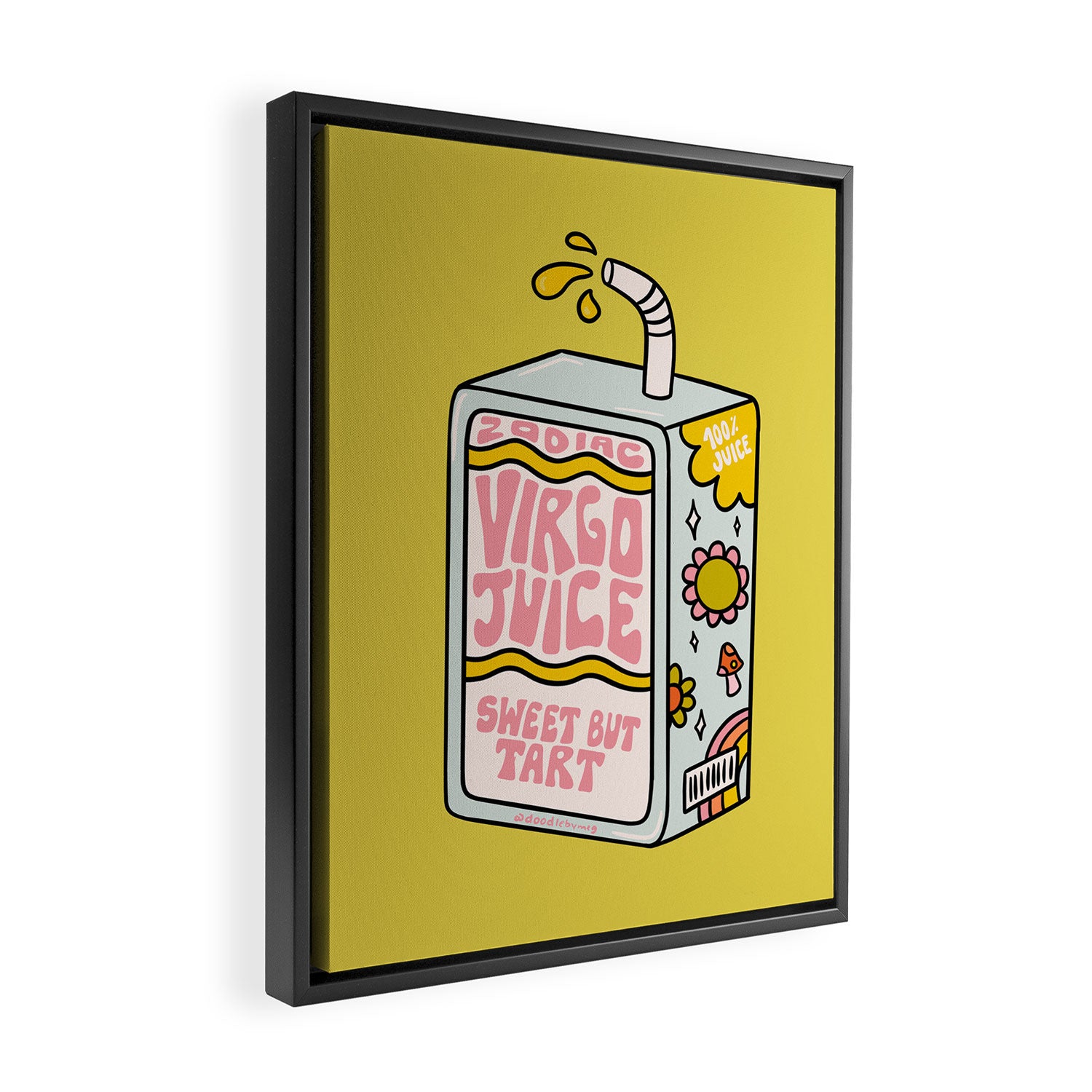 Virgo Juice Box Framed Canvas Print Gallery Image 2