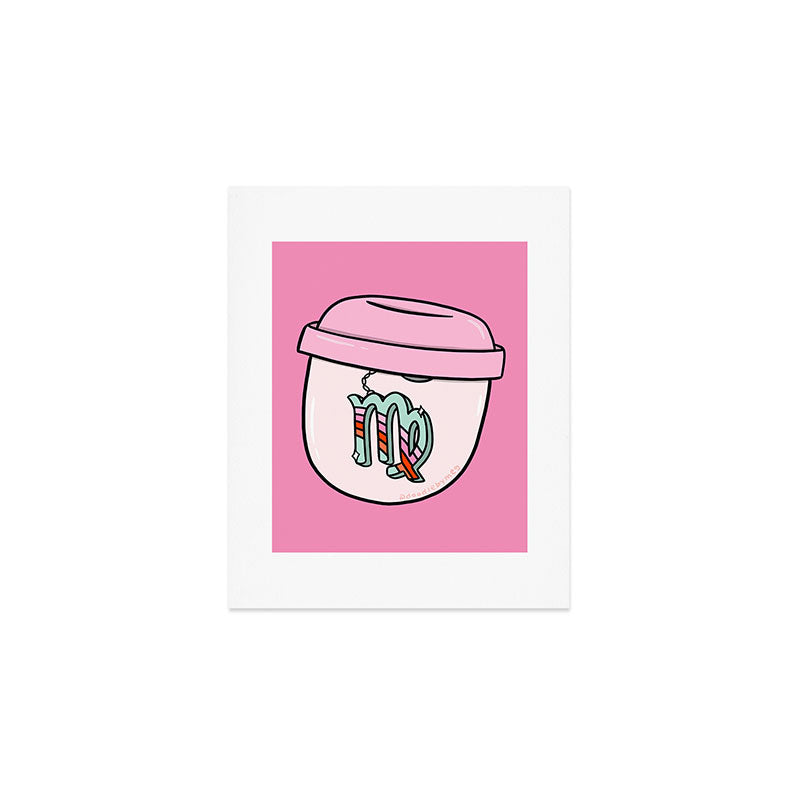 Virgo Keychain Art Print Gallery Image 1