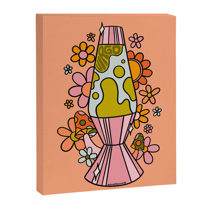 Virgo Lava Lamp Canvas Print Gallery Image 1
