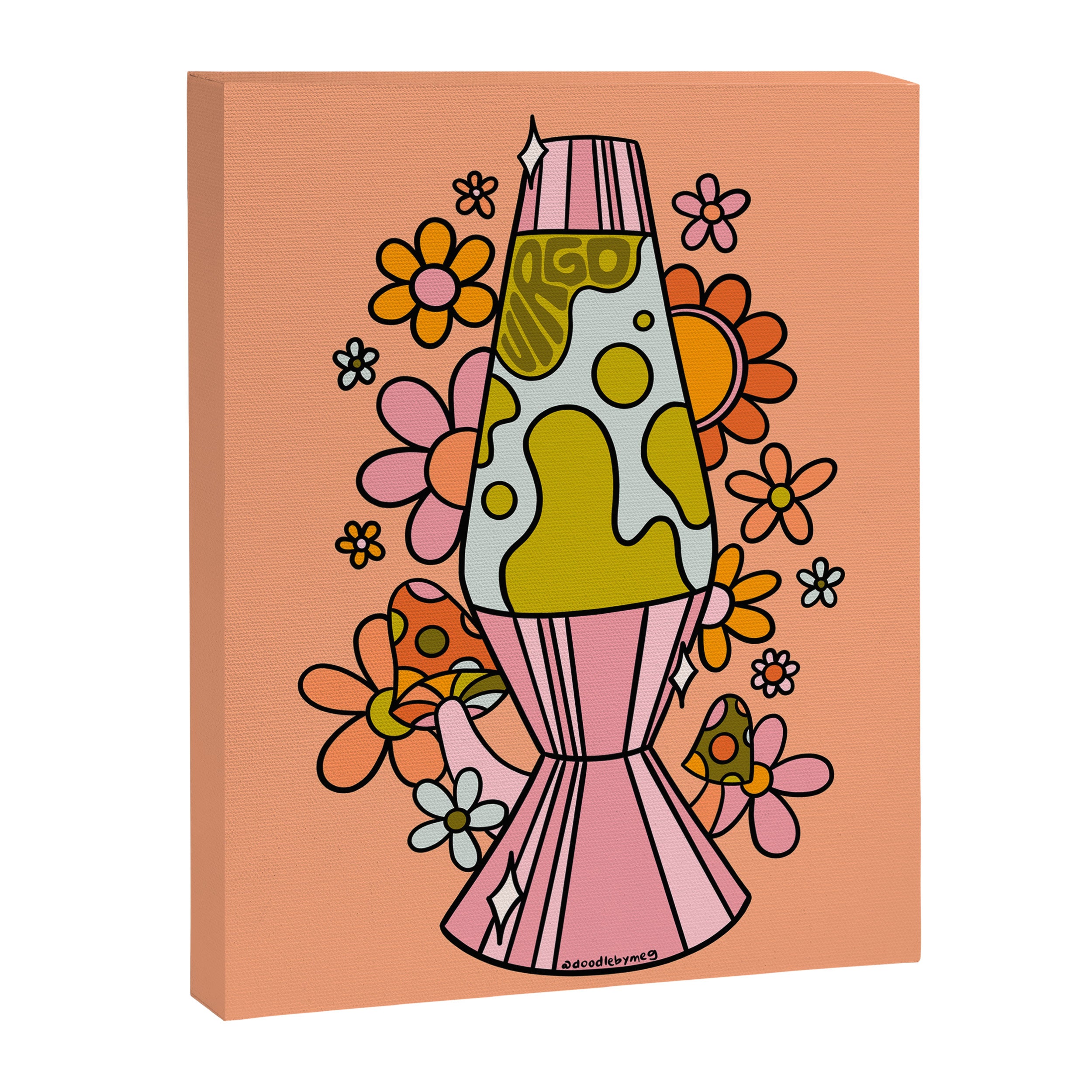 Virgo Lava Lamp Canvas Print Gallery Image 8