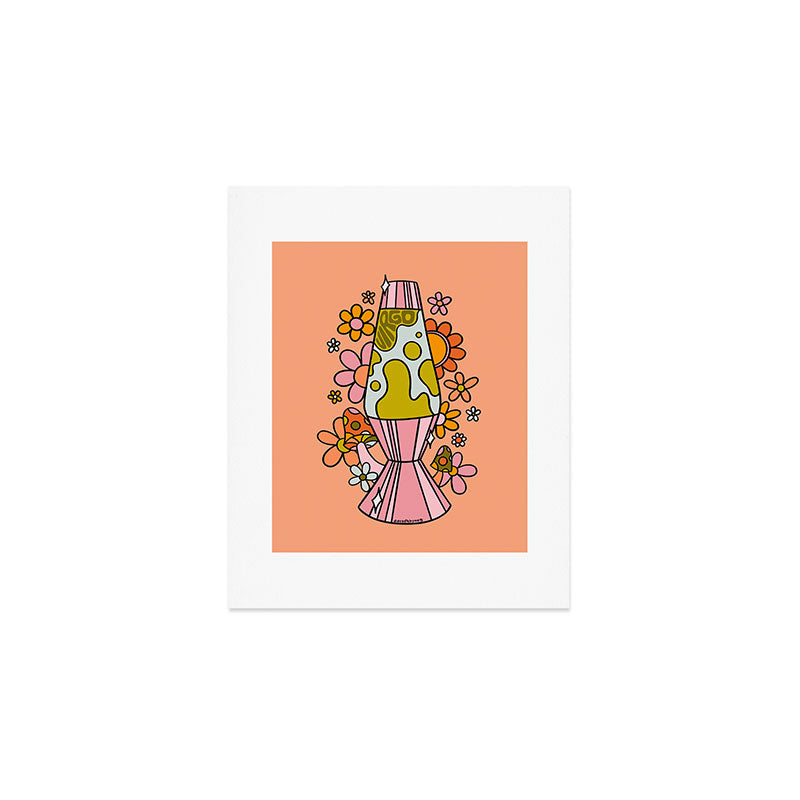 Virgo Lava Lamp Art Print Gallery Image 1
