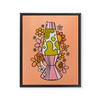 Virgo Lava Lamp Framed Canvas Print Gallery Image 8