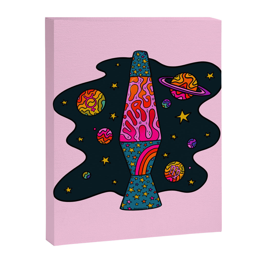 Virgo Lava Lamp Canvas Print Gallery Image 8