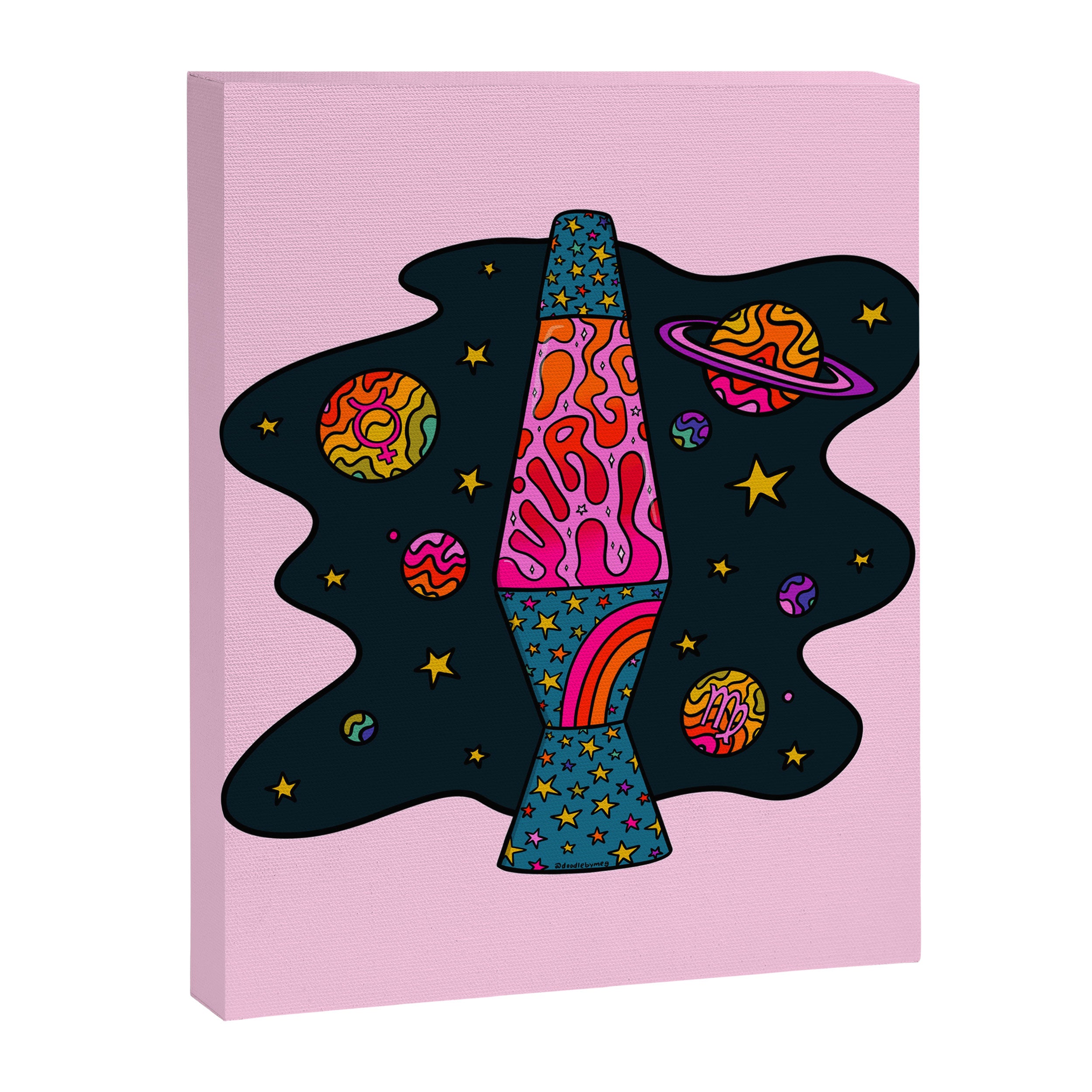 Virgo Lava Lamp Canvas Print Gallery Image 8