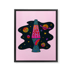 Virgo Lava Lamp Framed Canvas Print Gallery Image 8