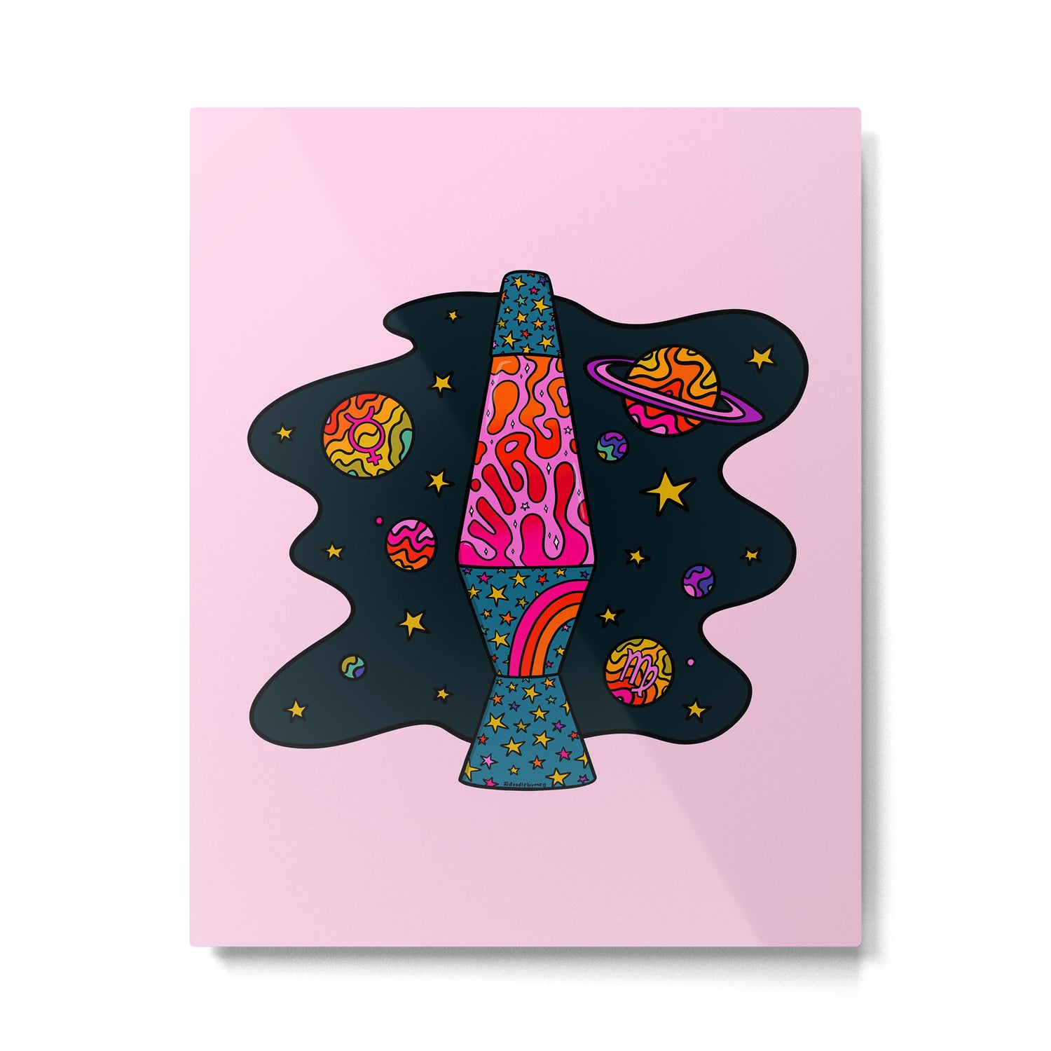 Virgo Lava Lamp Metal Print Gallery Image 6