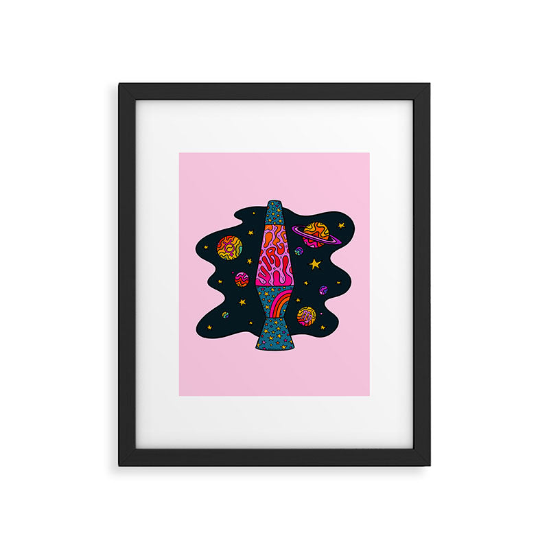 Virgo Lava Lamp Framed Art Print Gallery Image 6