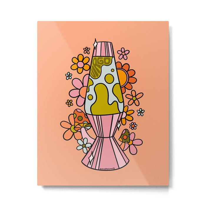 Virgo Lava Lamp Metal Print Gallery Image 1