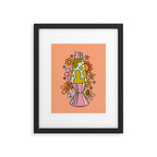Virgo Lava Lamp Framed Art Print Gallery Image 6
