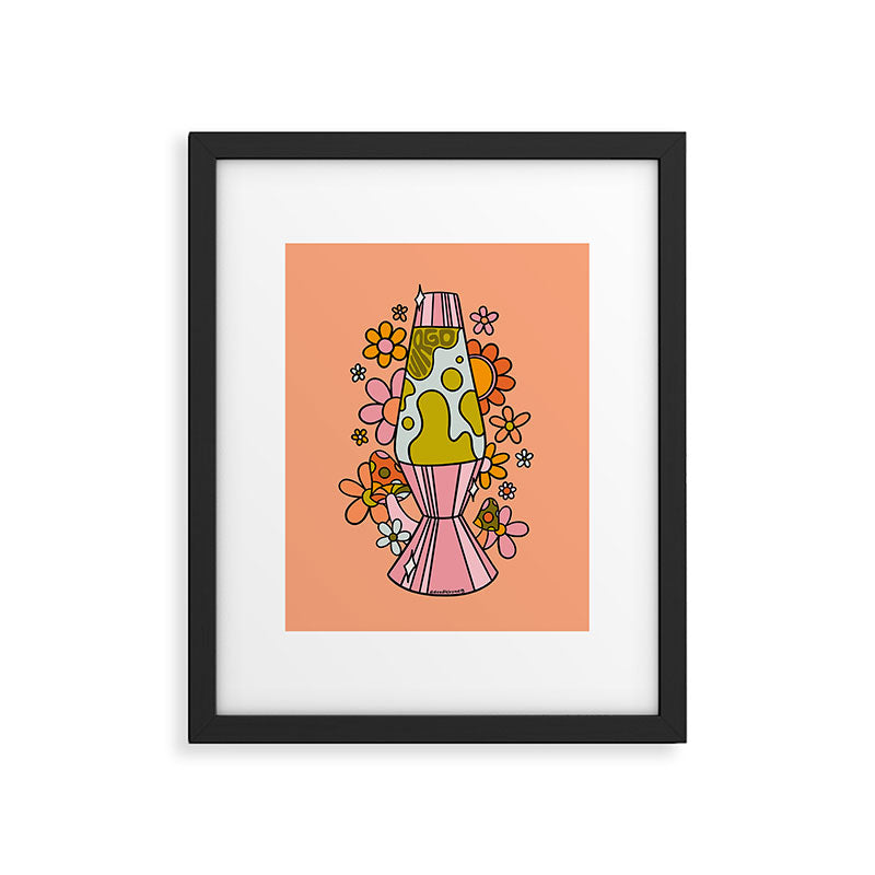 Virgo Lava Lamp Framed Art Print Gallery Image 6