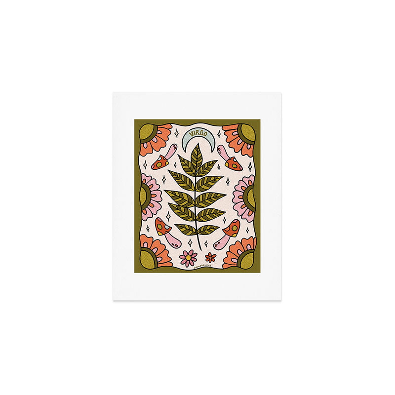 Virgo Leaf Art Print Gallery Image 1