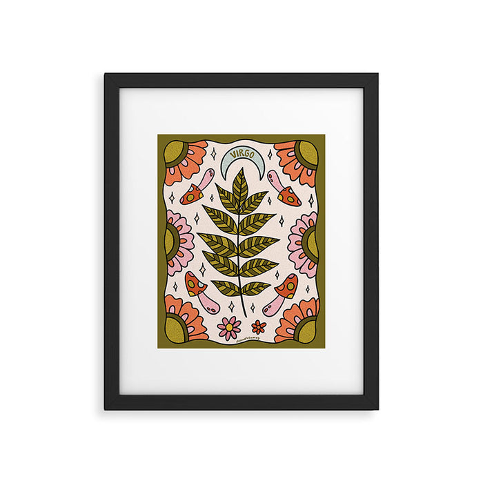 Virgo Leaf Framed Art Print Gallery Image 1