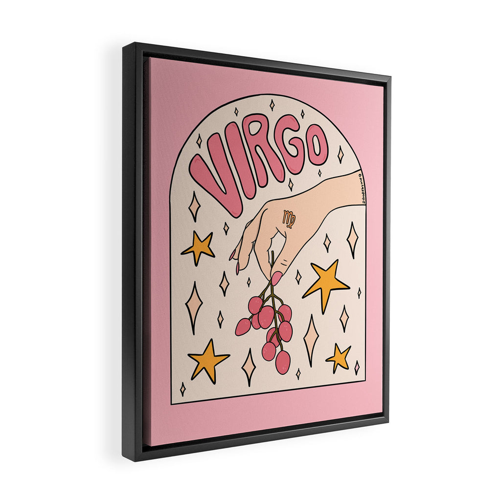 Virgo Lychee Framed Canvas Print Gallery Image 2