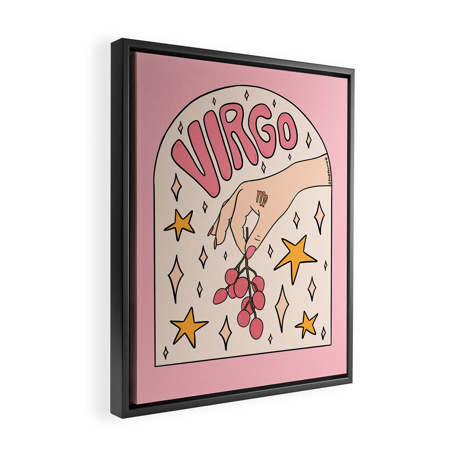Virgo Lychee Framed Canvas Print Gallery Image 2