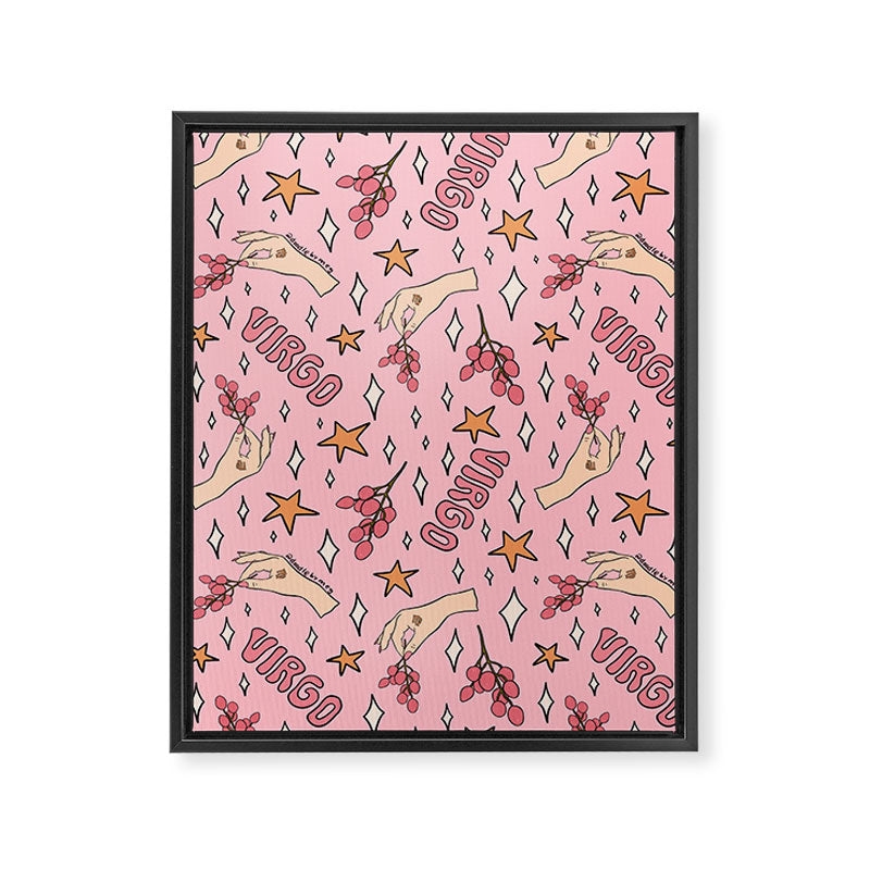 Virgo Lychee Print Framed Canvas Print Gallery Image 8