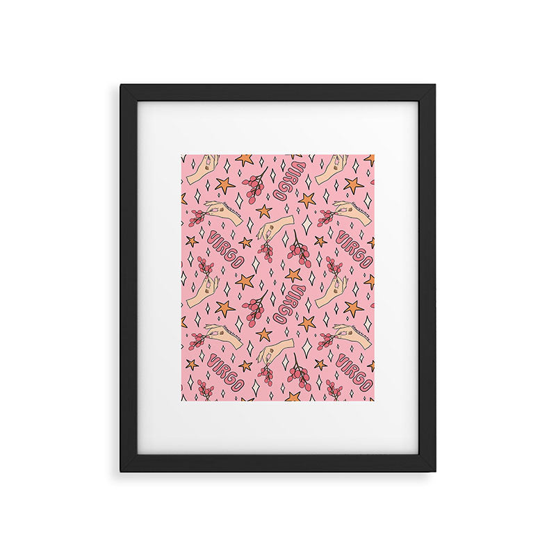Virgo Lychee Print Framed Art Print Gallery Image 6