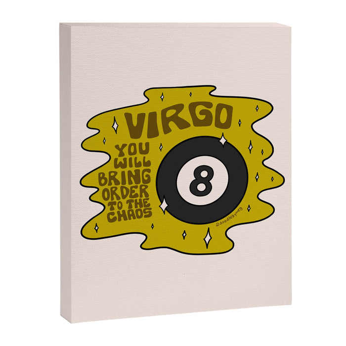Virgo Magic 8 Ball Canvas Print Gallery Image 1