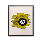 Virgo Magic 8 Ball Framed Canvas Print Gallery Image 8