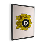 Virgo Magic 8 Ball Framed Canvas Print Gallery Image 2