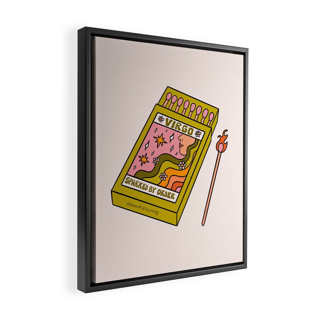 Virgo Matchbox Framed Canvas Print Gallery Image 2