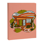 Virgo Mid Century House Canvas Print Gallery Image 8