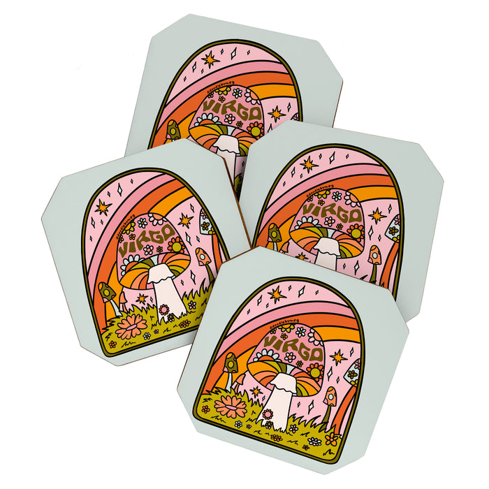 Virgo Mushroom Coaster Gallery Image 1