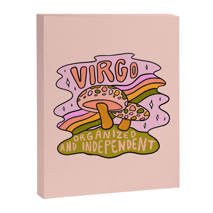 Virgo Mushroom Canvas Print Gallery Image 1