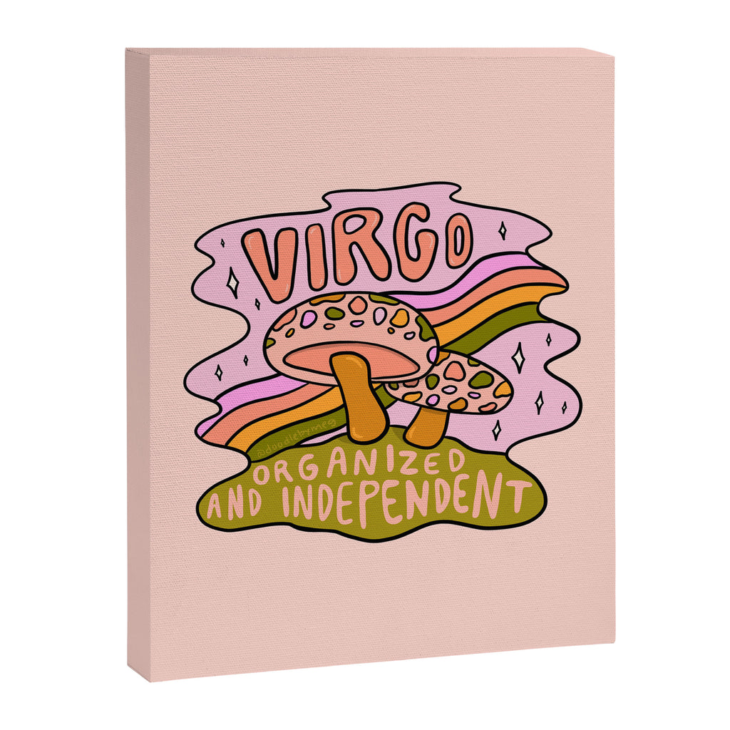 Virgo Mushroom Canvas Print Gallery Image 8