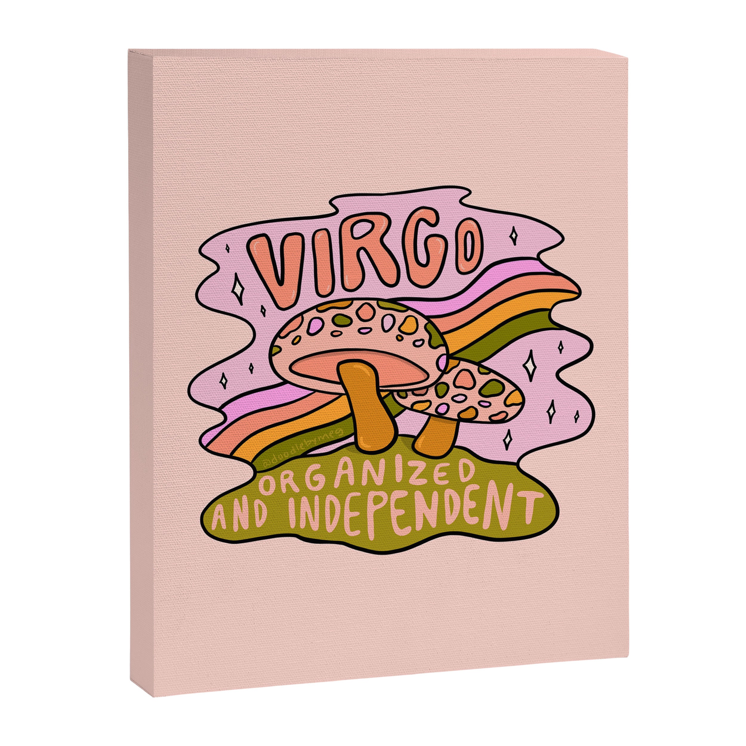 Virgo Mushroom Canvas Print Gallery Image 8