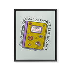 Virgo Notebook Framed Canvas Print Gallery Image 8