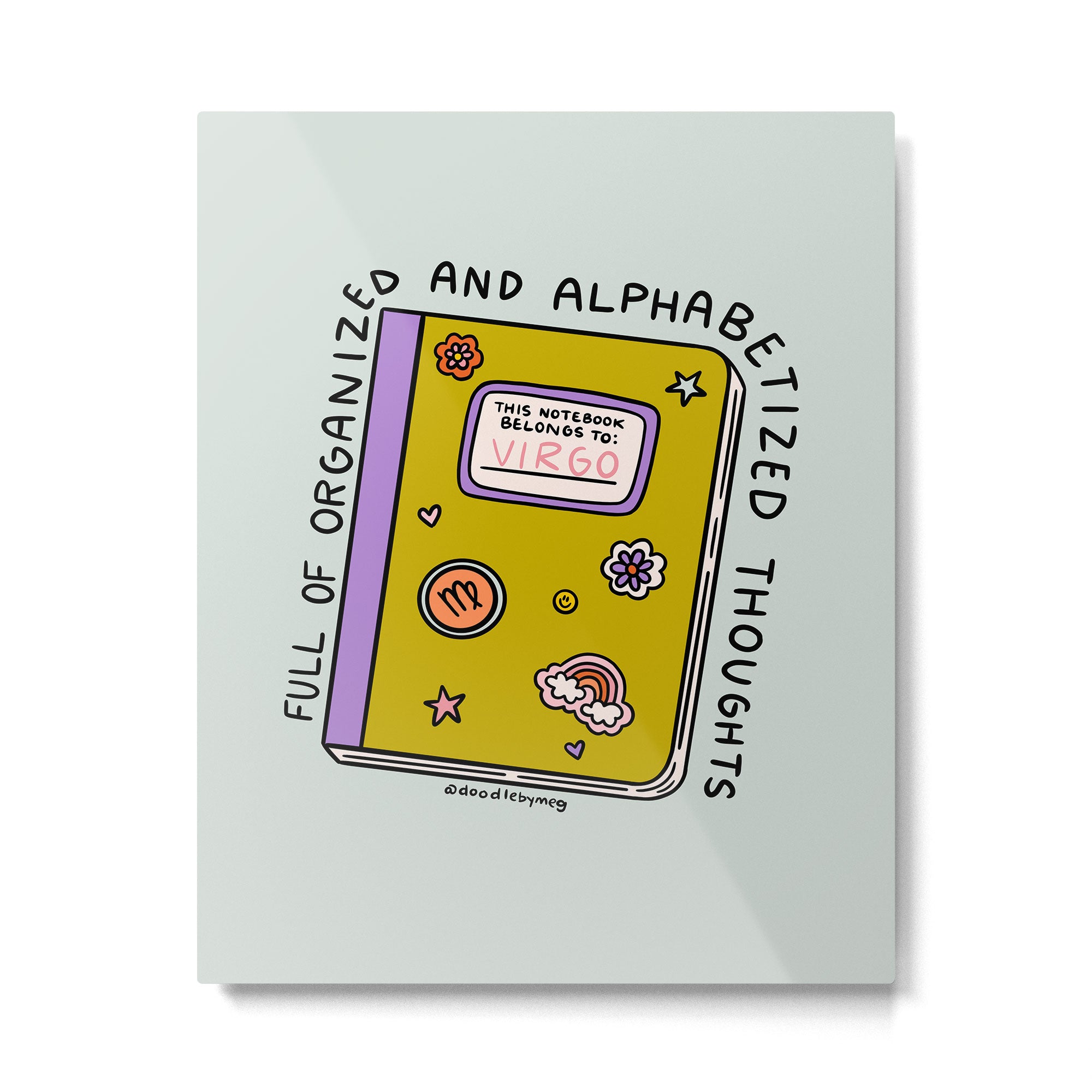 Virgo Notebook Metal Print Gallery Image 6