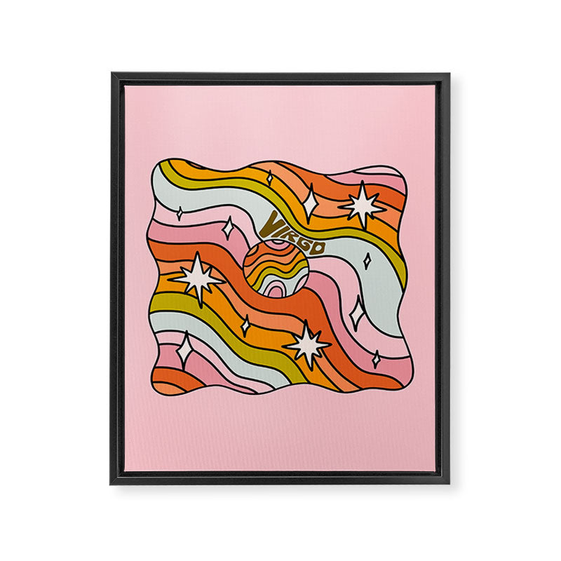 Virgo Planet Framed Canvas Print Gallery Image 8