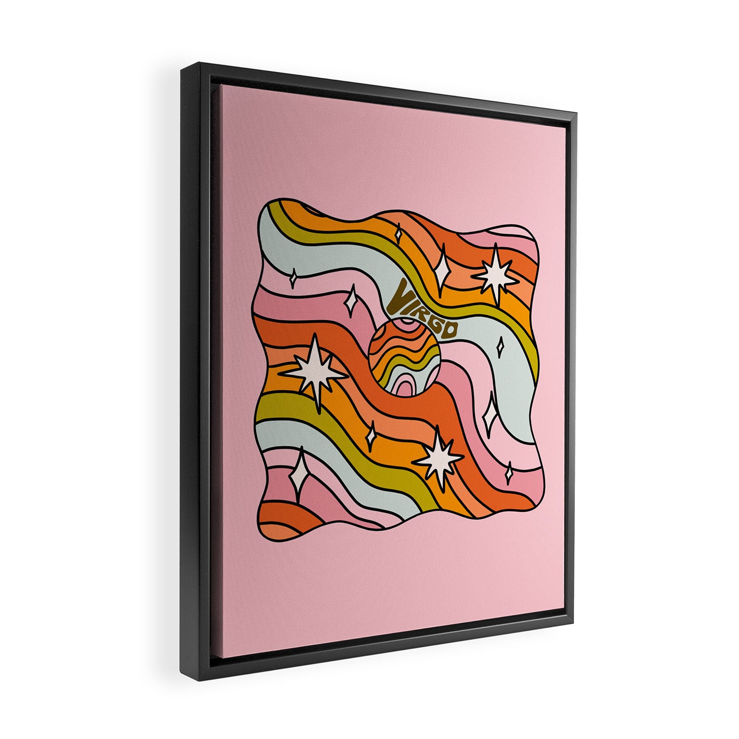 Virgo Planet Framed Canvas Print Gallery Image 2