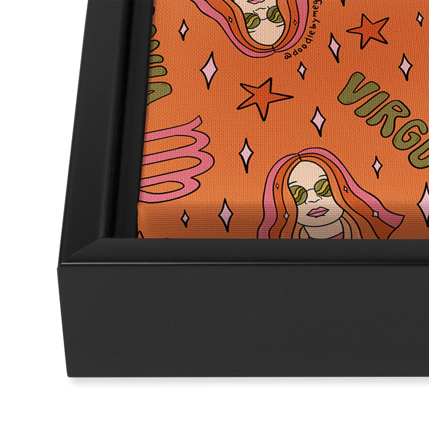 Virgo Print Framed Canvas Print Gallery Image 3