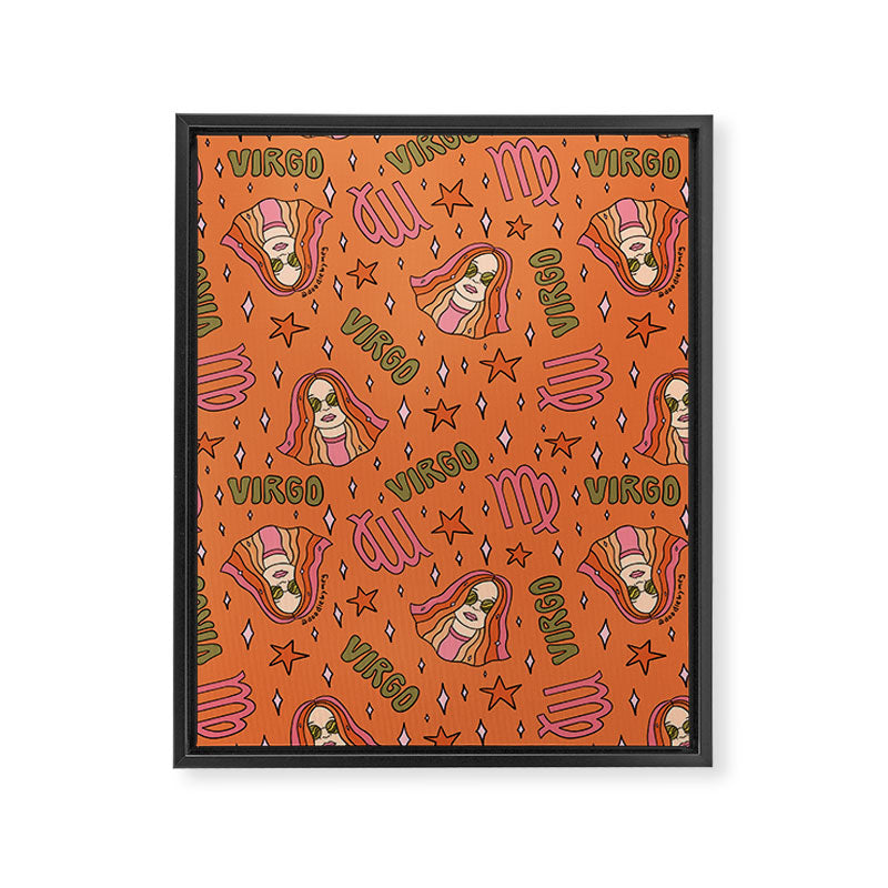 Virgo Print Framed Canvas Print Gallery Image 8