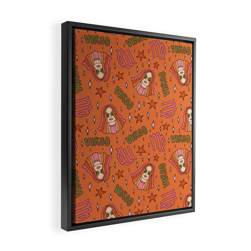 Virgo Print Framed Canvas Print Gallery Image 2