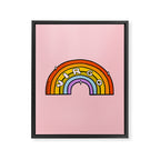 Virgo Rainbow Framed Canvas Print Gallery Image 8